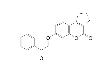 7-(2-Oxo-2-phenylethoxy)-2,3-dihydrocyclopenta[c]chromen-4(1H)-one