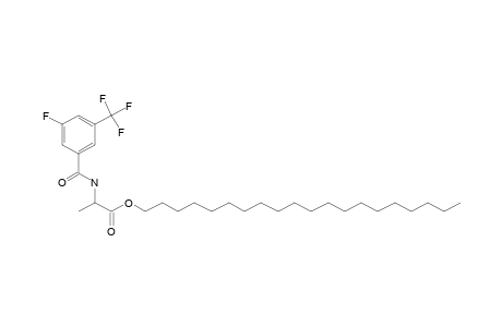 D-Alanine, N-(3-fluoro-5-trifluoromethylbenzoyl)-, eicosyl ester