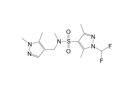 1H-pyrazole-4-sulfonamide, 1-(difluoromethyl)-N-[(1,5-dimethyl-1H-pyrazol-4-yl)methyl]-N,3,5-trimethyl-