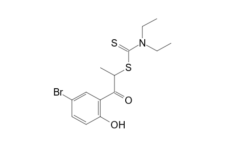 5'-bromo-2'-hydroxy-2-mercaptopropiophenone, 2-(diethyldithiocarbamate)