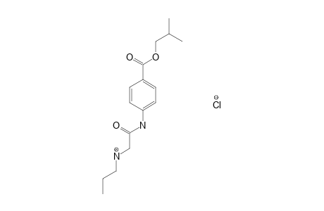 p-[2-(Propylamino)acetamido]benzoic acid, isobutyl ester, hydrochloride