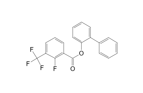 2-Fluoro-3-trifluoromethylbenzoic acid, 2-biphenyl ester