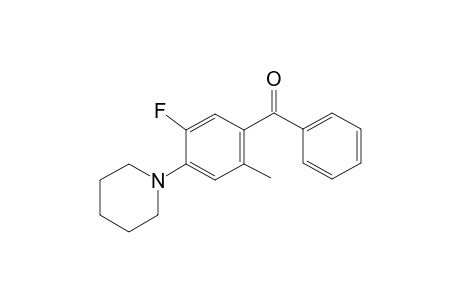 [5-Fluoro-2-methyl-4-(1-piperidinyl)phenyl](phenyl)methanone