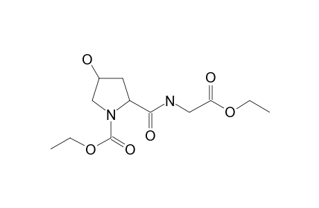 L-Hydroxyprolylglycine, N-ethoxycarbonyl-, ethyl ester