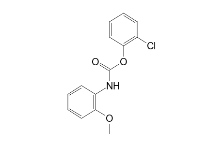 o-methoxycarbanilic acid, o-chlorophenyl ester