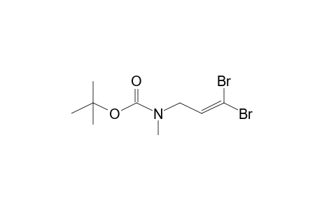 1-Propen-4-ylamine, 1,1-dibromo-N-(t-butoxycarbonyl)-N-methyl-