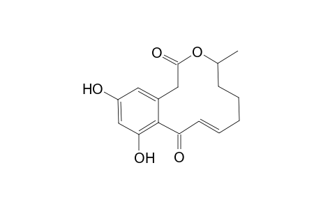 13,15-dihydroxy-5-methyl-4-oxabicyclo[10.4.0]hexadeca-1(12),9,13,15-tetraene-3,11-quinone