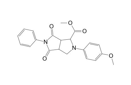 3,7-Diaza-3-phenyl-7-(p-methoxyphenyl)-6-methoxycarbonylbicyclo[3.3.0]octan-2,4-dione