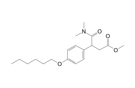 Methyl 4-(dimethylamino)-3-(4-(hexyloxy)phenyl)-4-oxobutanoate