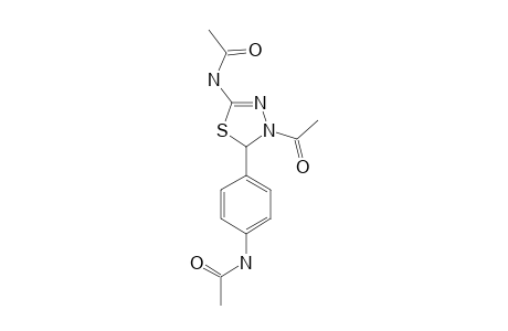 4-Acetyl-2-acetylamino-5-para-acetylaminophenyl-4,5-dihydro-1,3,4-thiadiazole