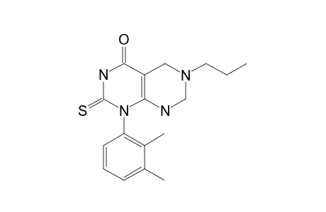 1-(2,3-dimethylphenyl)-6-propyl-2-sulfanylidene-1H,2H,3H,4H,5H,6H,7H,8H-[1,3]diazino[4,5-d]pyrimidin-4-one