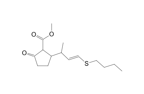 Methyl (1RS,1'RS,2RS,2'E]-2-[3'(butylthio)-1'-methylprop-2'enyl]-5-oxocyclopentane-1-carboxylate