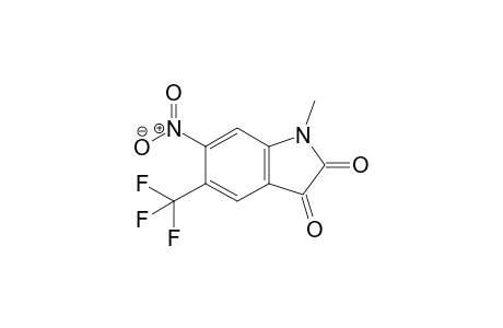 1-Methyl-6-nitro-5-(trifluoromethyl)indoline-2,3-dione