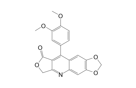 9-(3,4-Dimethoxyphenyl)[1,3]dioxolo[4,5-g]furo[3,4-b]quinolin-8(6H)-one