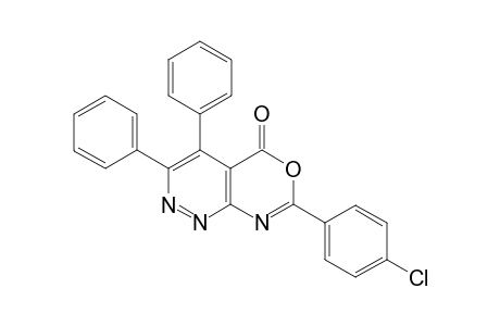 2-(4-Chlorophenyl)-5,6-diphenylpyridazino[3,4-d][3,1]oxazin-4-one