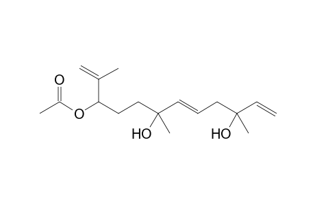 10-Acetoxy-3,7,11-trimethyldodeca-1,5,11-triene-3,7-diol