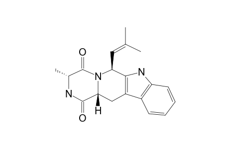 (3R,6S,12Ar)-3-methyl-6-(2-methylprop-1-en-1-yl)-2,3,6,7,12,12A-hexahydropyrazino[1',2':1,6]pyrido[3,4-B]indole-1,4-dione