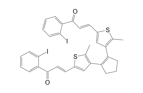 1,2-Bis[2-methyl-5-(2-(2-iodobenzoyl)ethenyl)thiophen-3-y]cyclopentene