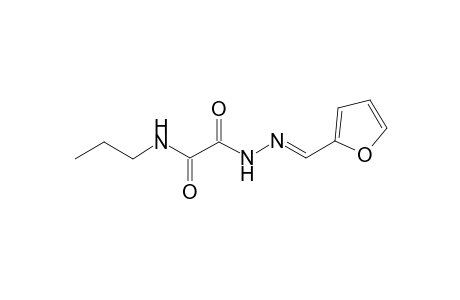 2-(Furfurylidenehydrazino)-2-oxo-n-propylacetamide