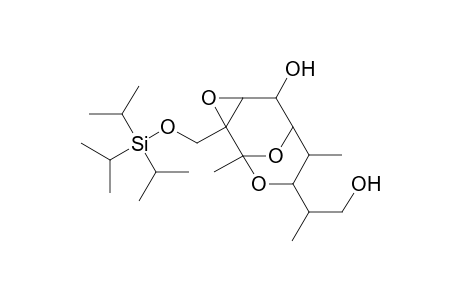 1,7-Dimethyl-2-(triisopropylsiloxy)methyl-8-(2-hydroxy-1-methylethyl)-3,9,10-trioxatricyclo[4.3.1.0(2,4)]decan-5-ol