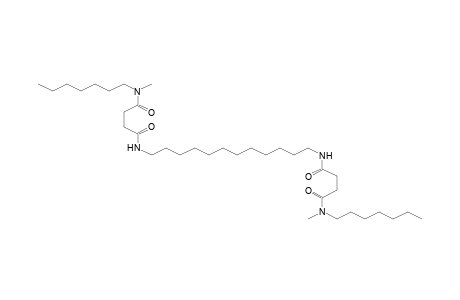 N'-heptyl-N-[12-[[4-[heptyl(methyl)amino]-1,4-dioxobutyl]amino]dodecyl]-N'-methylbutanediamide
