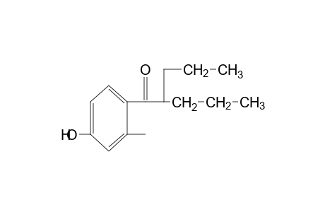 4'-hydroxy-2'-methyl-2-propylvalerophenone