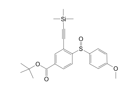 tert-Butyl 4-[(4-Methoxyphenyl)sulfinyl]-3-[(trimethylsilyl)ethynyl]benzoate