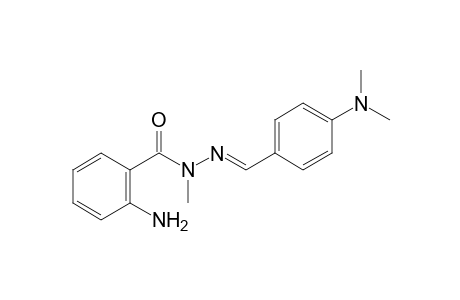 anthranilic acid, [p-(dimethylamino)benzylidene]methylhydrazide