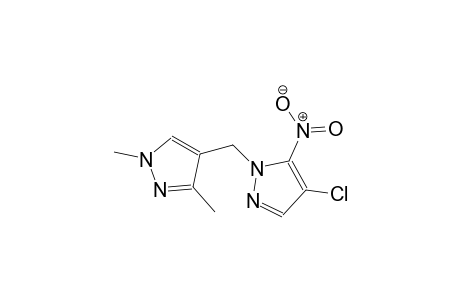 4-[(4-chloro-5-nitro-1H-pyrazol-1-yl)methyl]-1,3-dimethyl-1H-pyrazole