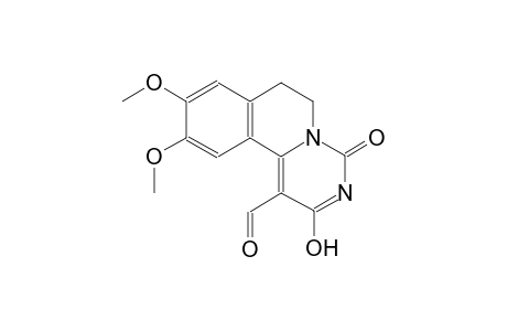 2-hydroxy-9,10-dimethoxy-4-oxo-6,7-dihydro-4H-pyrimido[6,1-a]isoquinoline-1-carbaldehyde