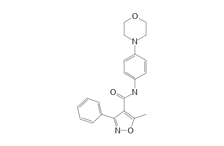 5-methyl-4'-morpholino-3-phenyl-4-isoxazolecarboxanilide