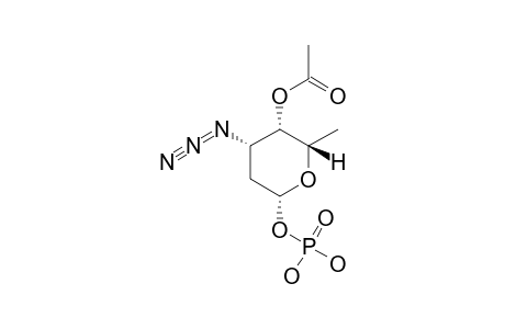 4-O-ACETYL-3-AZIDO-2,3,6-TRIDEOXY-ALPHA-L-ARABINO-HEXOPYRANOSYL-PHOSPHATE