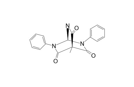 4-Methyl-2,6-diphenyl-2,6,7-triazabicyclo-[2.2.2]-octane-3,5,8-trione