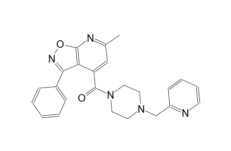 6-methyl-3-phenyl-4-{[4-(2-pyridinylmethyl)-1-piperazinyl]carbonyl}isoxazolo[5,4-b]pyridine