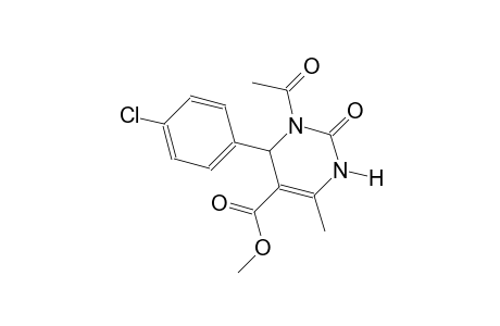 5-pyrimidinecarboxylic acid, 1-acetyl-6-(4-chlorophenyl)-1,2,3,6-tetrahydro-4-methyl-2-oxo-, methyl ester