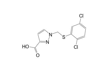 1-{[(2,5-dichlorophenyl)sulfanyl]methyl}-1H-pyrazole-3-carboxylic acid