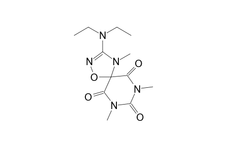 3-(Diethylamino)-4,7,9-trimethyl-1-oxa-2,4,7,9-tetraazaspiro[4.5]dec-2-ene-6,8,10-trione