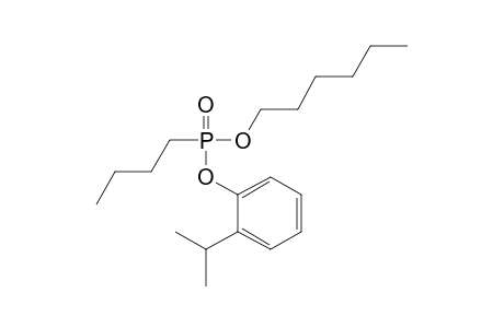 Butylphosphonic acid, hexyl 2-isopropylphenyl ester