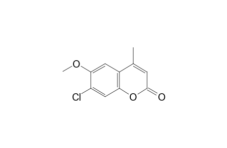 7-chloro-6-methoxy-4-methylcoumarin