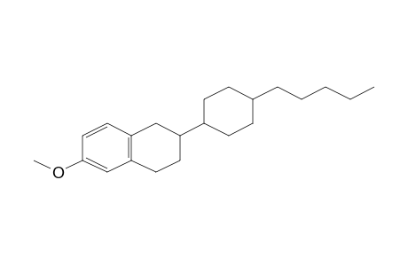 6-Methoxy-2-(4-pentylcyclohexyl)-1,2,3,4-tetrahydronaphthalene