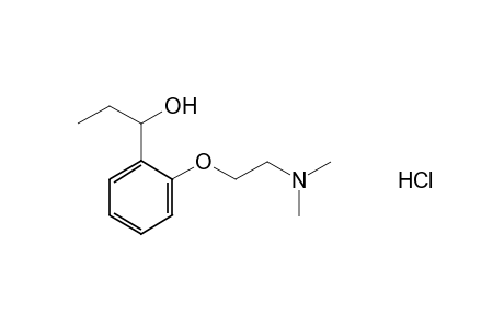 o-[2-(dimethylamino)ethoxy]-alpha-ethylbenzyl alcohol, hydrochloride