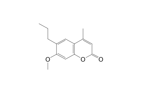 HERNIARIN, 4-METHYL-6-PROPYL-,