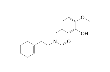 N-[2-(1-cyclohexenyl)ethyl]-N-[(3-hydroxy-4-methoxyphenyl)methyl]formamide