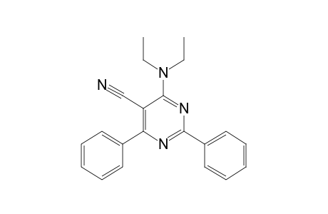 4-(DIETHYLAMINO)-2,6-DIPHENYL-5-PYRIMIDINECARBONITRILE