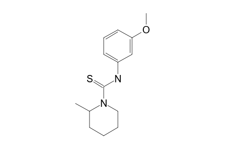 2-Methylthio-1-piperidinecarboxy-m-anisidide