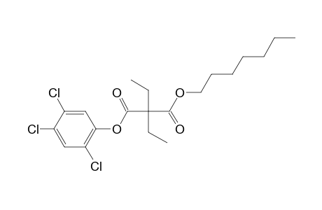 Diethylmalonic acid, heptyl 2,4,5-trichlorophenyl ester