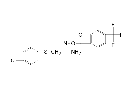 2-[(p-chlorophenyl)thio]-O-(alpha,alpha,alpha-trifluoro-p-toluoyl)acetamidoxime
