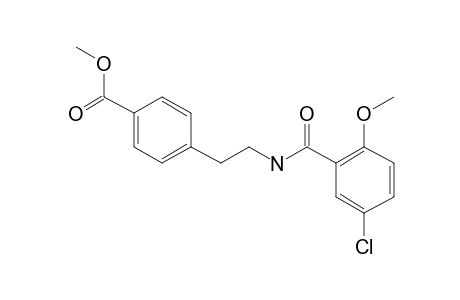 Methyl 4-(2-(5-chloro-2-methoxybenzamido)ethyl)benzoate