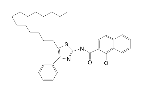 1-Hydroxy-N-(4-phenyl-5-tetradecylthiazol-2-yl)-2-naphthamide