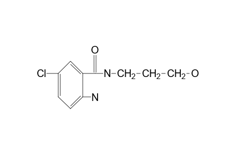 2-amino-5-chloro-N-(3-hydroxypropyl)benzamide